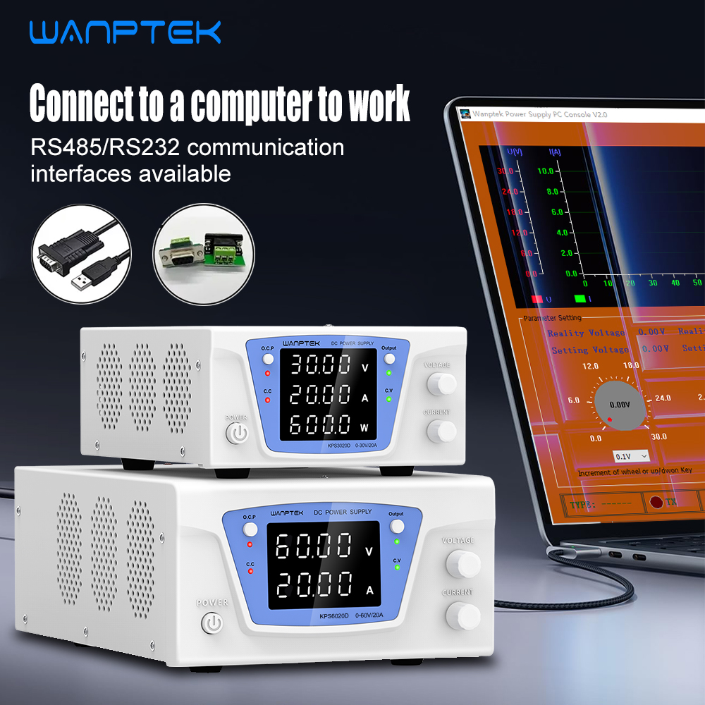 Wanptek RS485/RS232 Lab Progra - Programmable Dc Power Supply 60V 10A review and price