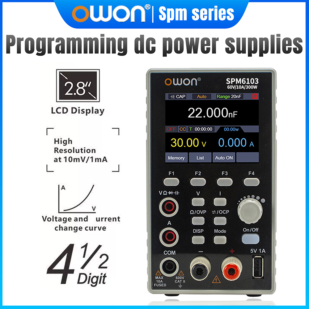 OWON SPM6103 Programmable DC P - Programmable Dc Power Supply 60V 10A review and price